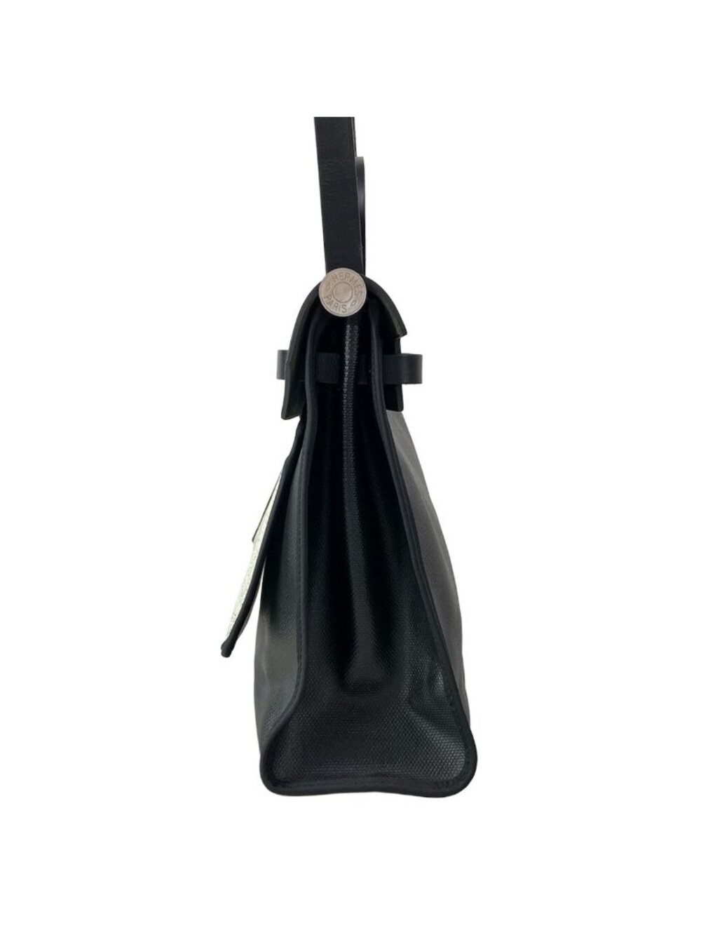 Hermes Handbag Herbag Zip PM Black Silver - Picture 2 of 15